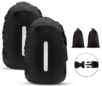 NEW-3-Pack Reflective Waterproof Backpack Cover