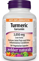 Sealed- Webber Naturals Turmeric Curcumin,