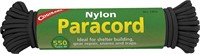NEW- Coghlan's 550-Pound Nylon Paracord, 50-Feet
