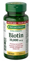 Sealed Nature's Bounty Ultra Strength Biotin