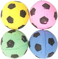 New Catit Sponge Soccer Balls 4-Piece