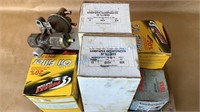 FUEL PUMP, OIL FILTERS, SANDING BELTS