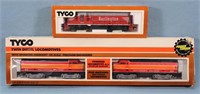 (2) Tyco Locomotives + B-Unit