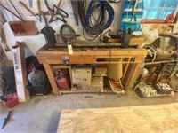 Craftsman 12" Wood Lathe w/Wood Cabinet