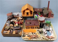 Lot of Misc. Train Layout Accessories