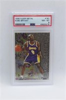 1996 Fleer Metal Kobe Bryant Rookie Card, PSA 8