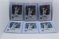 (6) 2011 Bowman Chrome Bryce Harper Rookie Cards