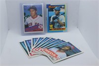 1985 Topps Lot w/9 E. Davis Rookies, Clemens RC &