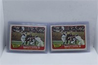 (2) 1965 Topps Mantle's Clutch Home Run Cards/#134