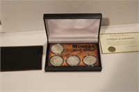 Set of 4 Morgan Silver Dollars