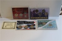 (4) Coin Sets with Women on Coin Fronts