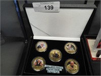STAN LEE MARVEL COMIC COLLECTOR COIN SET