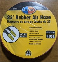 (BC) New 25' rubber air hose from All-Power