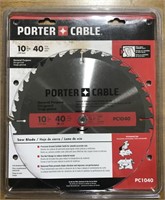 (BC) NIB porter cable 10” saw blade PC1040 40