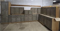 (BC) Norris Grey Solid Wood Kitchen Cabinets