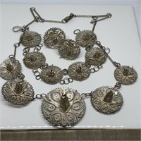 LARGE LOT OF STERLING SILVER SOMBRERO JEWELRY