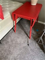 RED DROP LEAF TABLE
