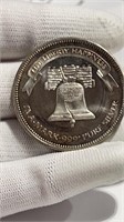 .999 1 oz Silver Round, 1985 Liberty Bell Motif