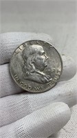 1962D  Silver Franklin 1/2 Dollar