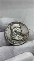 1958   Silver Franklin 1/2 Dollar