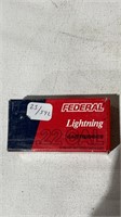 Full Box Federal .22 Cal Lighting Cartridges