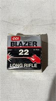 Full Box CCI Blazer .22 Cal Long Rifle Cartridges