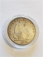 1876-S Silver Seated Liberty Half Dollar