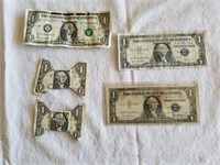 Mixed Lot Of Unique $1.00 Bills