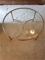 651- Classic Glass Top Coffee Table & End Table