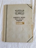 Book With 24 Barber Silver Half Dollars