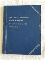 31 Silver Walking Liberty Half Dollars In Book