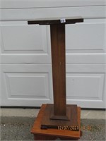 30" H X 12" x12" Pedestal Flower Stand