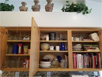 651- 3 Cupboards Full Of Kitchen Items