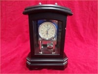 WALLACE SILVER SMITHS SINCE 1835 WOODEN CLOCK