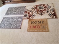 651- Lot Of 4 Small Rugs