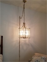 651- Large Brass Hanging Light