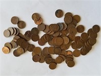 Lot Of 100 Various Wheat Pennies