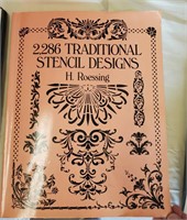 TRADITIONAL STENCIL DESIGNS FOR ENGRAVING BOOK