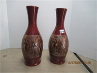 2 12" Vases like new