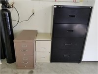 651- Lot Of 3 Filing Cabinets
