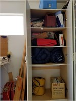 651- Huge Lot Of Camping Gear In Cabinet