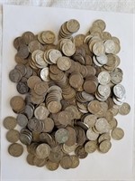 Bag Of 359 Unsearched Buffalo Nickles