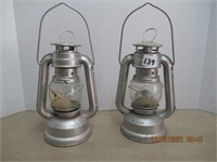2 10" Lamp Candle Holders