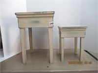 2 small Tables 9" and 13"