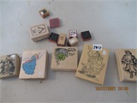 Lot of  Children Rubber Stamps