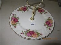 Myott Rose Garden 10" Handled Plate