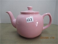 6" Pink Tea Pot