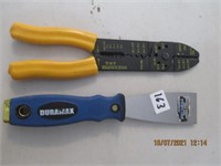 Putty Knife and Wire Stripper