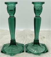 Fenton Art Glass - Candlestick Candle Holders -