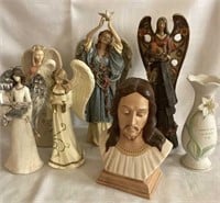 Collection of small statues/figurines